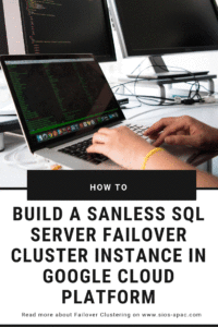 How to build a sanless sql server failover cluster instance in google cloud platform